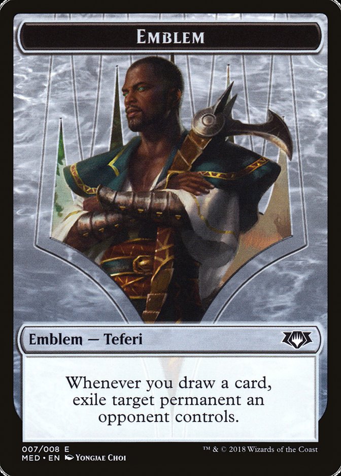 Teferi, Hero of Dominaria Emblem TMED-G7 Mythic Edition Tokens Magic card