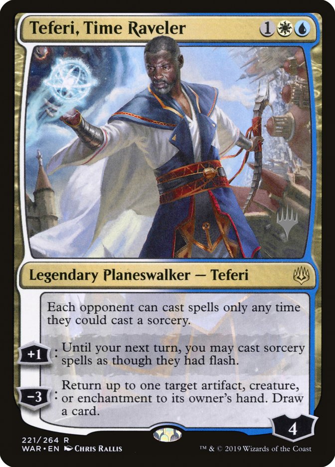 Teferi, Time Raveler PWAR-221P War of the Spark Promos Magic card