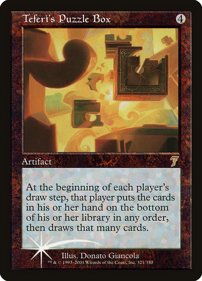 Teferi's Puzzle Box 7ED-321STAR Seventh Edition Magic card