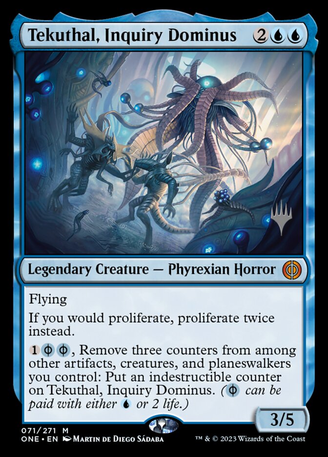 Tekuthal, Inquiry Dominus PONE-71P Phyrexia: All Will Be One Promos Magic card
