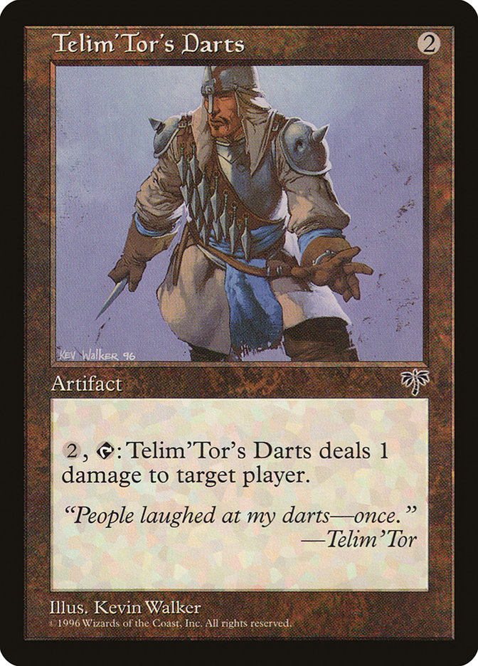 Telim'Tor's Darts MIR-321 Mirage Magic card
