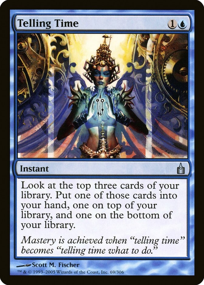 Telling Time RAV-69 Ravnica: City of Guilds Magic card