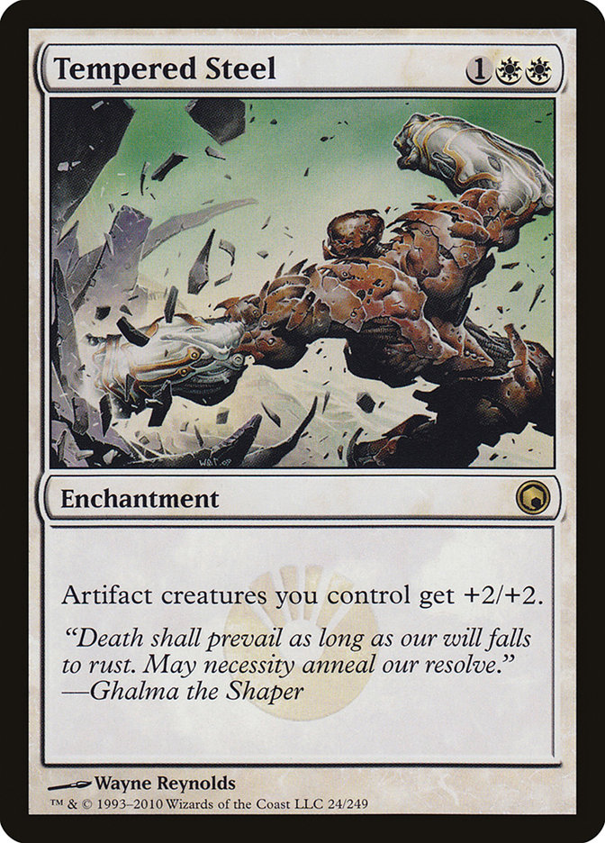 Tempered Steel SOM-24 Scars of Mirrodin Magic card