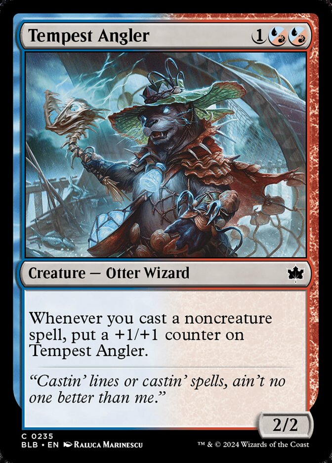 Tempest Angler BLB-235 Bloomburrow Magic card