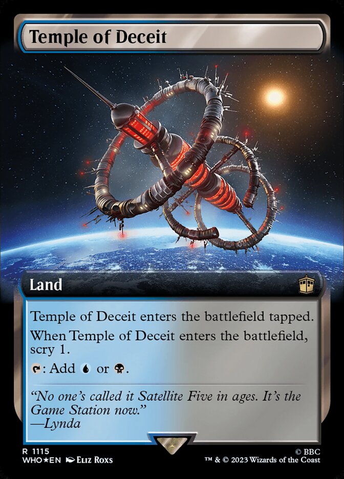 Temple of Deceit WHO-1115 Doctor Who Magic card