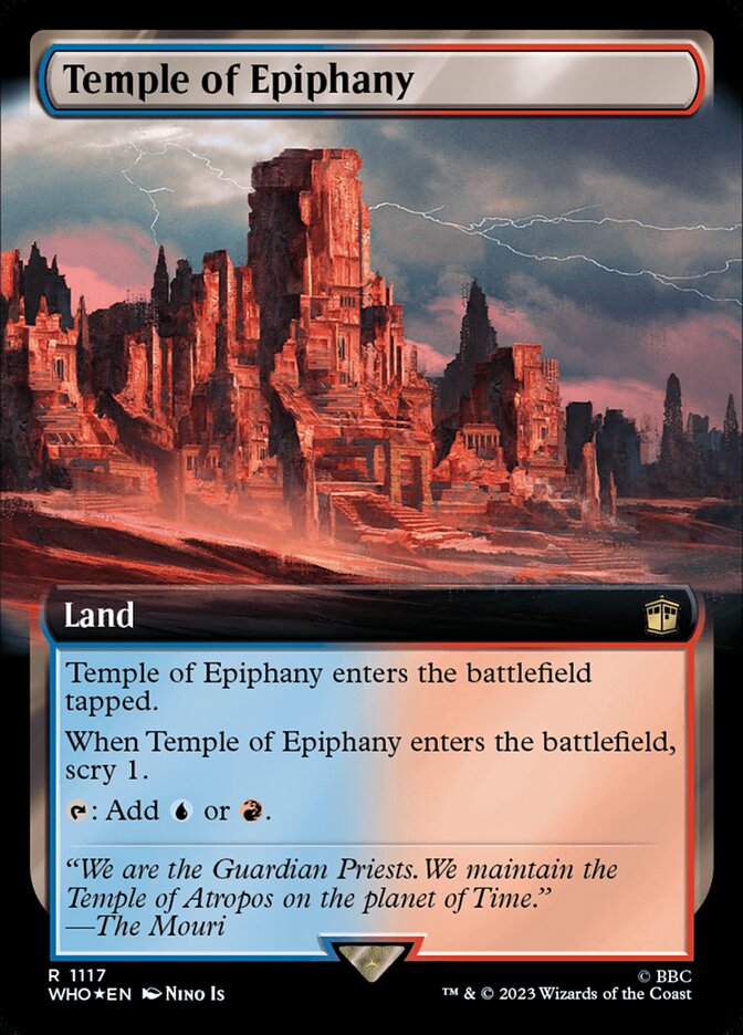 Temple of Epiphany WHO-1117 Doctor Who Magic card