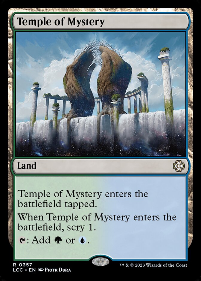 Temple of Mystery LCC-357 The Lost Caverns of Ixalan Commander Magic card