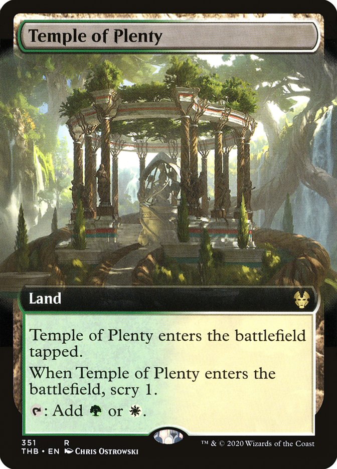 Temple of Plenty THB-351 Theros Beyond Death Magic card