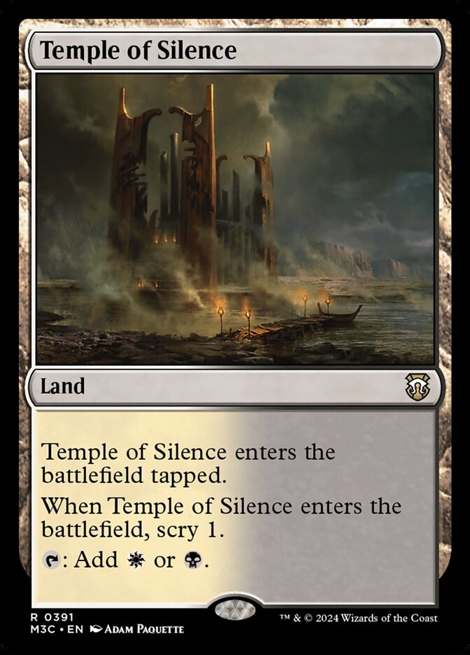 Temple of Silence M3C-391 Modern Horizons 3 Commander Magic card