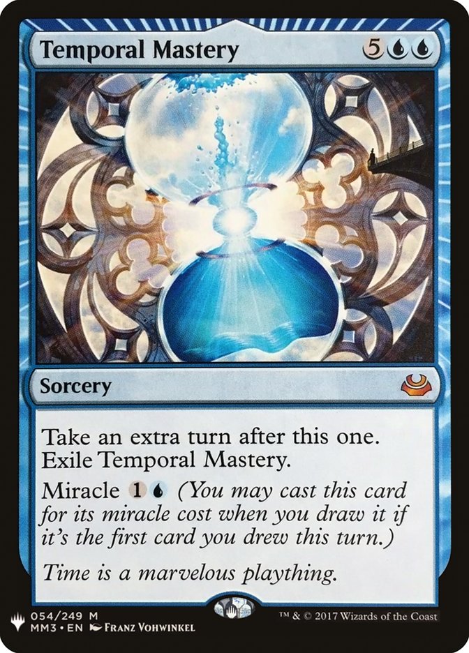 Temporal Mastery PLST-MM3-54 The List Magic card