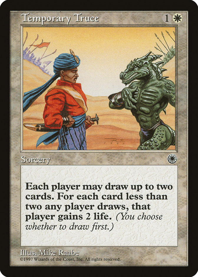 Temporary Truce POR-33 Portal Magic card