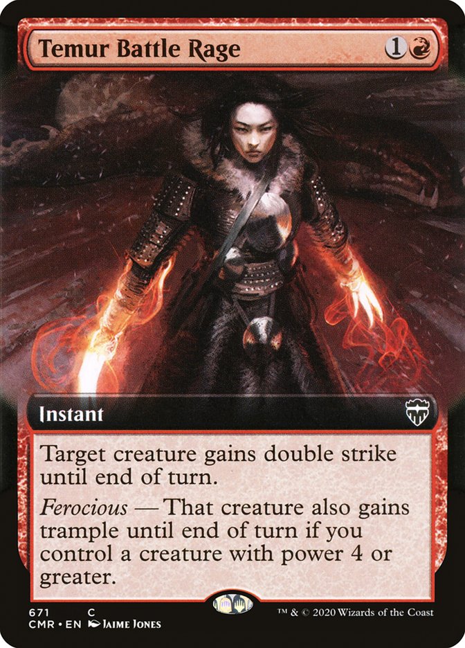 Temur Battle Rage CMR-671 Commander Legends Magic card