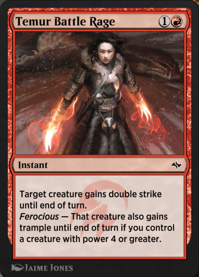 Temur Battle Rage EA1-10 Explorer Anthology 1 Magic card