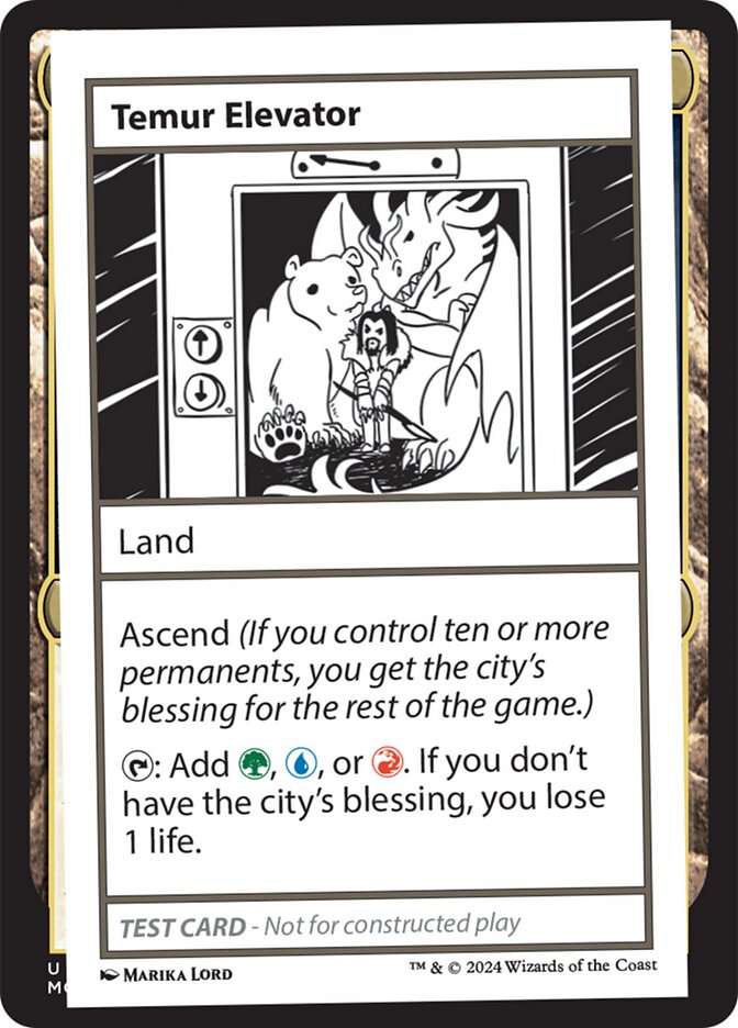 Temur Elevator MB2-619 Mystery Booster 2 Magic card