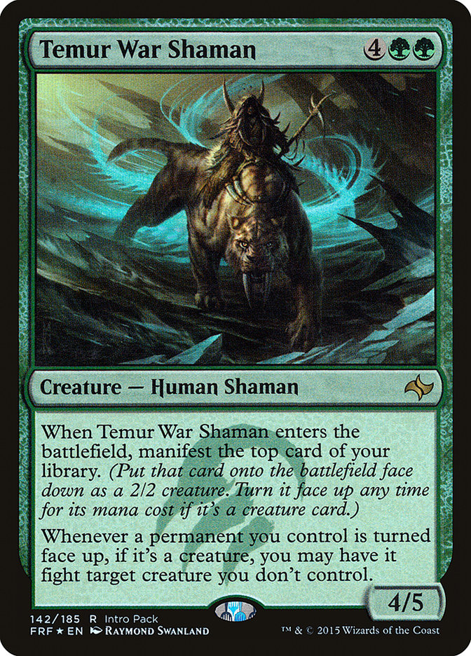 Temur War Shaman PFRF-142 Fate Reforged Promos Magic card