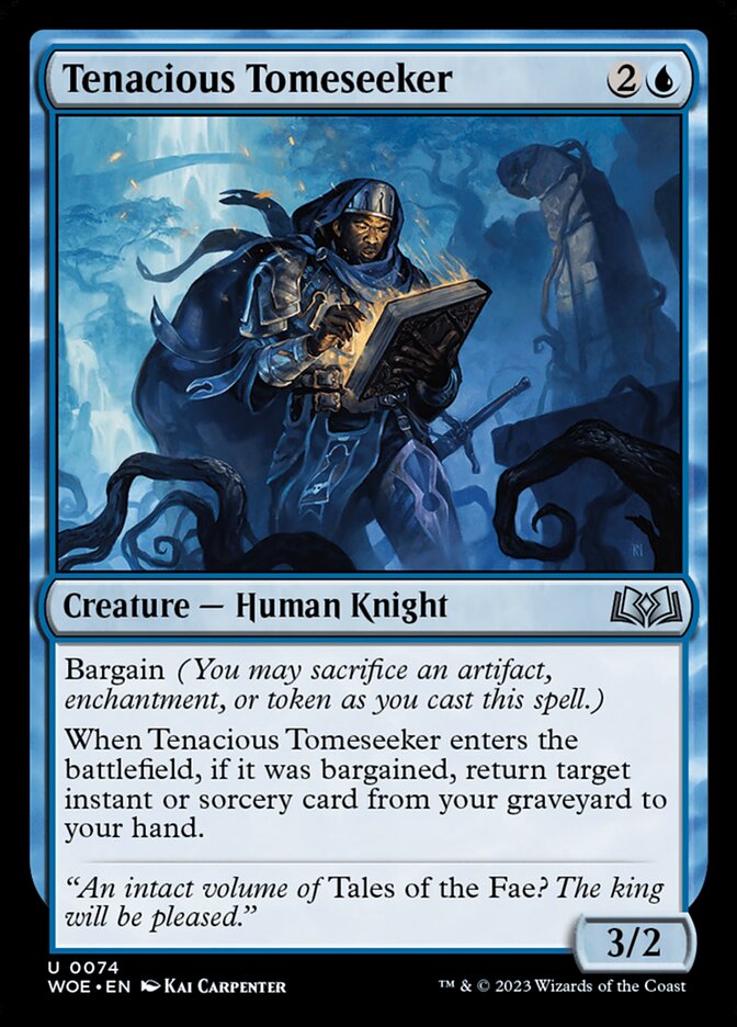Tenacious Tomeseeker WOE-74 Wilds of Eldraine Magic card