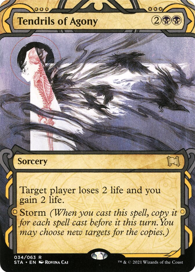 Tendrils of Agony STA-34 Strixhaven Mystical Archive Magic card