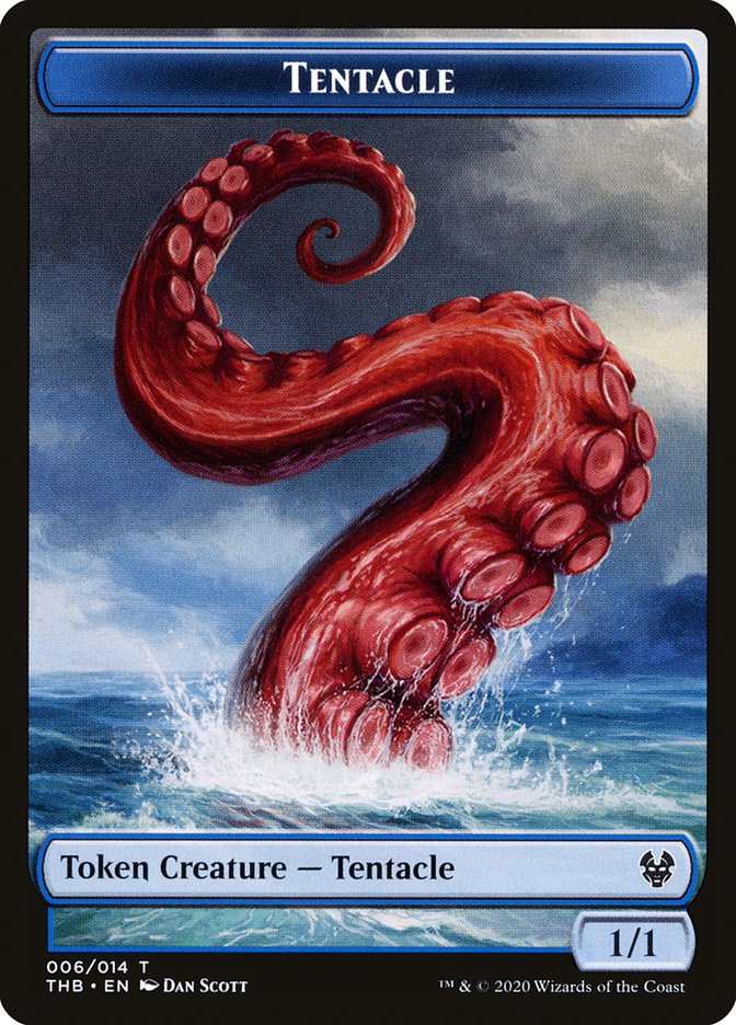 Tentacle TTHB-6 Theros Beyond Death Tokens Magic card