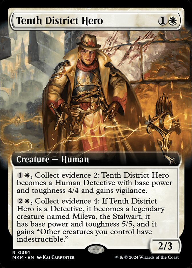 Tenth District Hero MKM-391 Murders at Karlov Manor Magic card