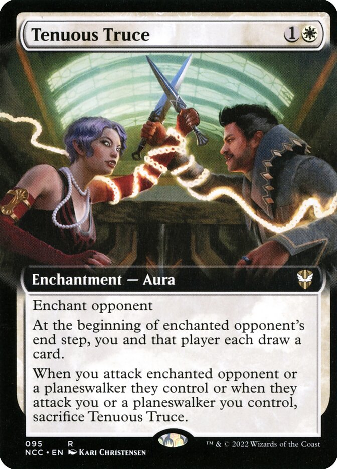 Tenuous Truce NCC-95 New Capenna Commander Magic card