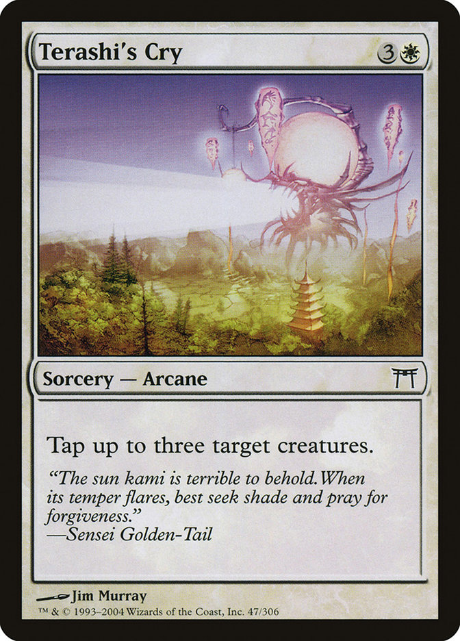 Terashi's Cry CHK-47 Champions of Kamigawa Magic card