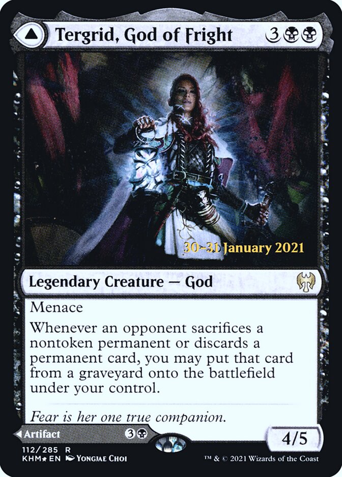 Tergrid, God of Fright // Tergrid's Lantern PKHM-112S Kaldheim Promos Magic card