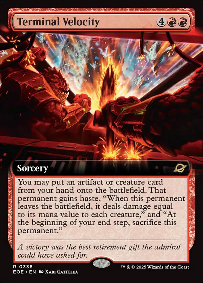 Terminal Velocity EOE-338 Edge of Eternities Magic card