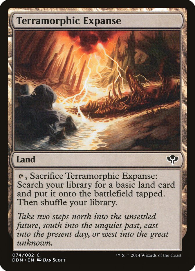 Terramorphic Expanse DDN-74 Duel Decks: Speed vs. Cunning Magic card
