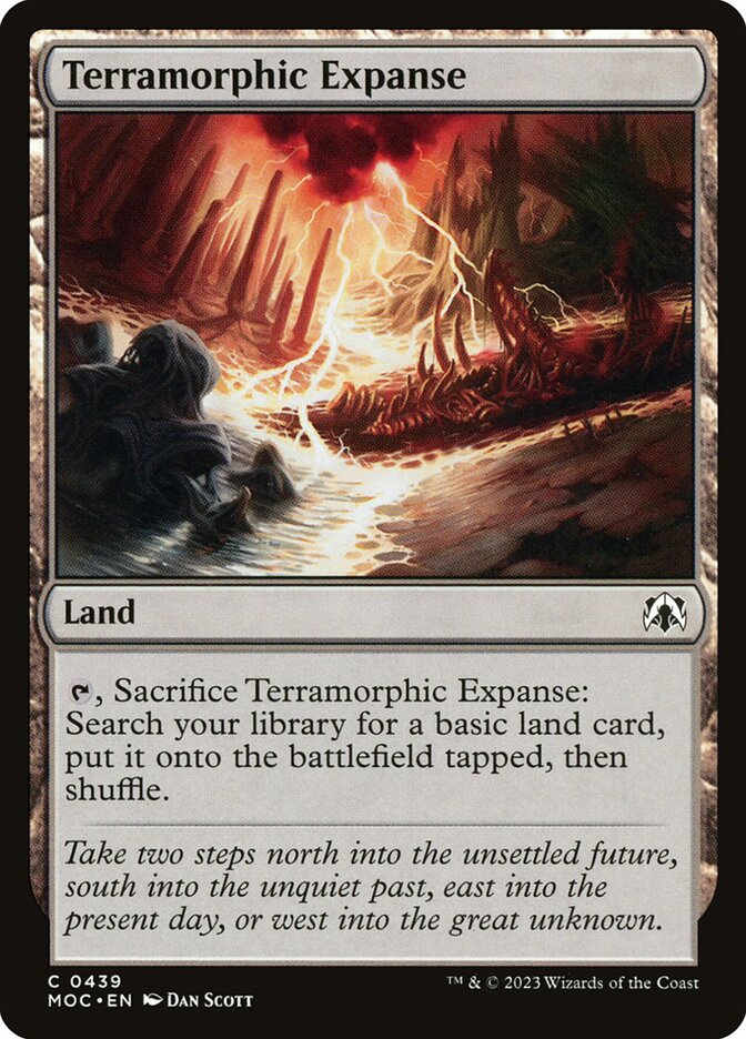 Terramorphic Expanse MOC-439 March of the Machine Commander Magic card