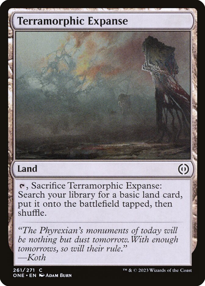 Terramorphic Expanse ONE-261 Phyrexia: All Will Be One Magic card