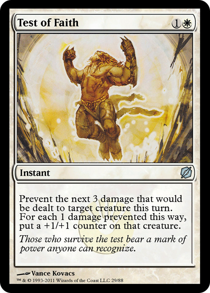 Test of Faith TD2-29 Duel Decks: Mirrodin Pure vs. New Phyrexia Magic card