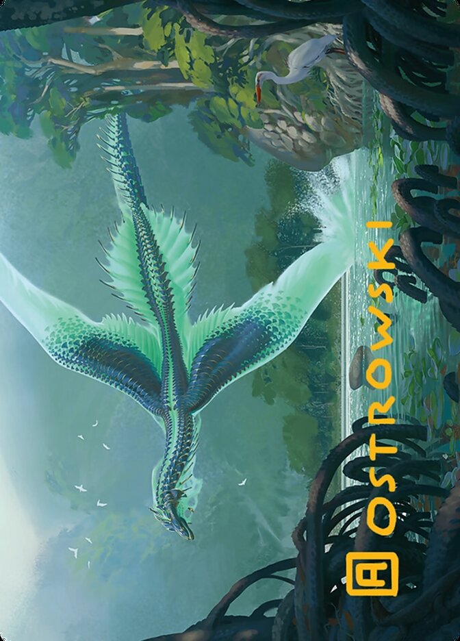 Teval, Arbiter of Virtue // Teval, Arbiter of Virtue ATDM-26 Tarkir: Dragonstorm Art Series Magic card