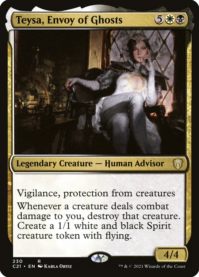 Teysa, Envoy of Ghosts C21-230 Commander 2021 Magic card