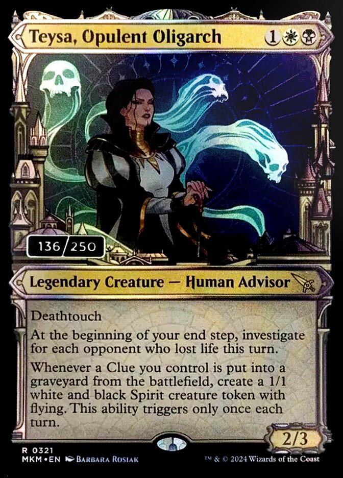 Teysa, Opulent Oligarch MKM-321Z Murders at Karlov Manor Magic card