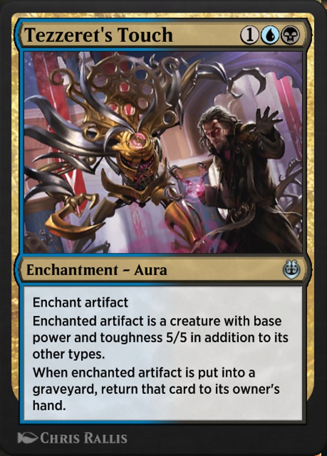 Tezzeret's Touch KLR-210 Kaladesh Remastered Magic card
