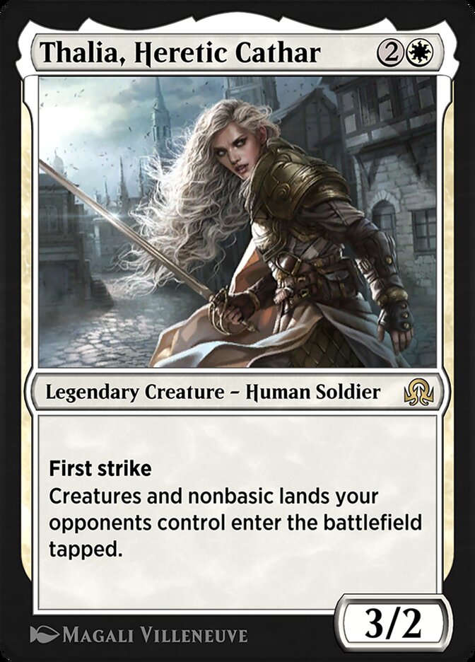 Thalia, Heretic Cathar SIR-49 Shadows over Innistrad Remastered Magic card