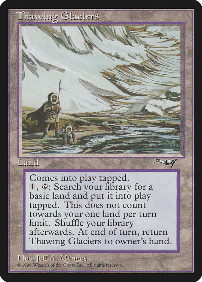Thawing Glaciers ALL-144 Alliances Magic card