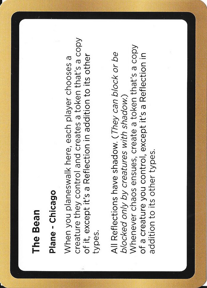 The Bean UNK-PLA002A Unknown Event Magic card