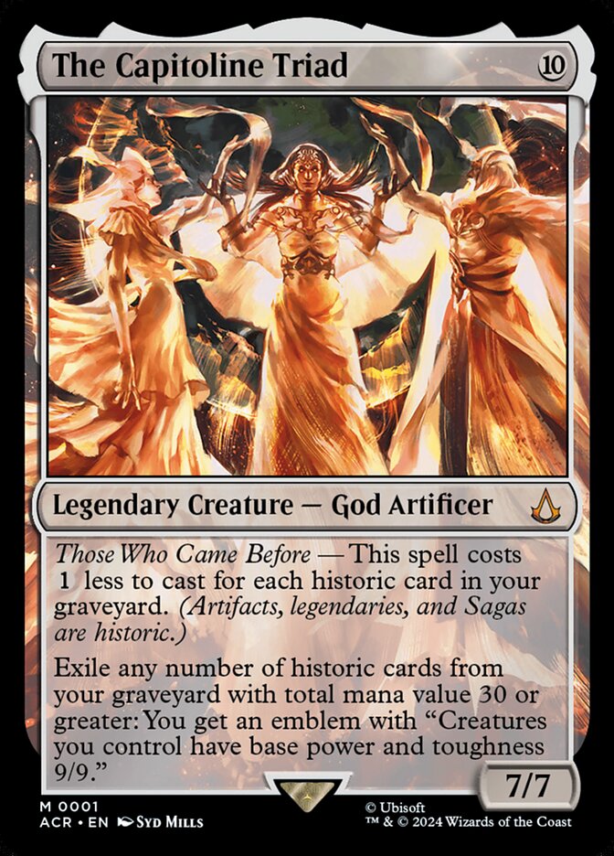 The Capitoline Triad ACR-1 Assassin's Creed Magic card