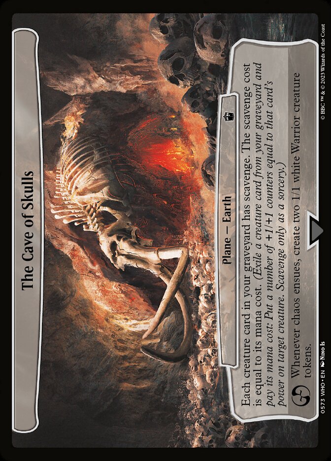 The Cave of Skulls WHO-573 Doctor Who Magic card