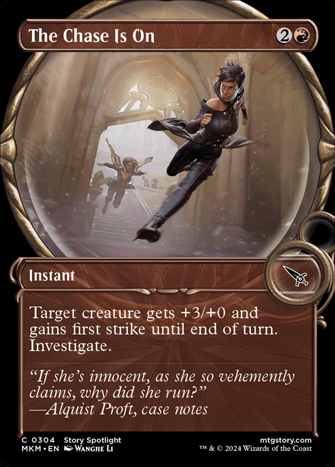 The Chase Is On MKM-304 Murders at Karlov Manor Magic card