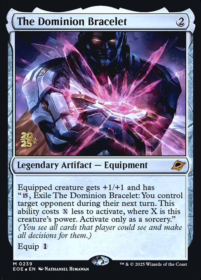 The Dominion Bracelet PEOE-239S Edge of Eternities Promos Magic card
