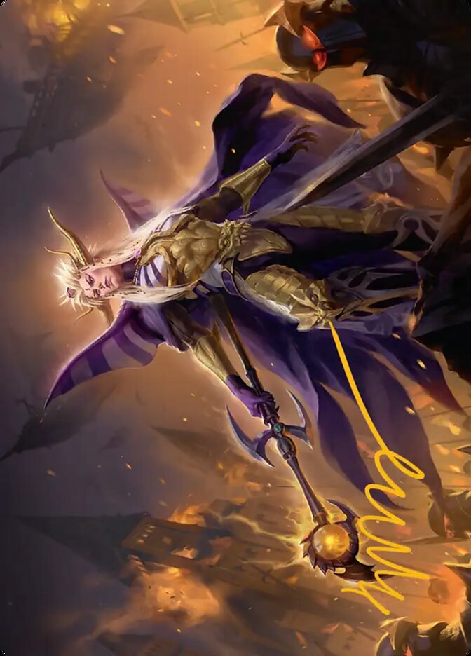 The Emperor of Palamecia // The Emperor of Palamecia AFIN-13 Final Fantasy Art Series Magic card