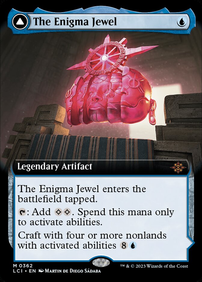 The Enigma Jewel // Locus of Enlightenment LCI-362 The Lost Caverns of Ixalan Magic card
