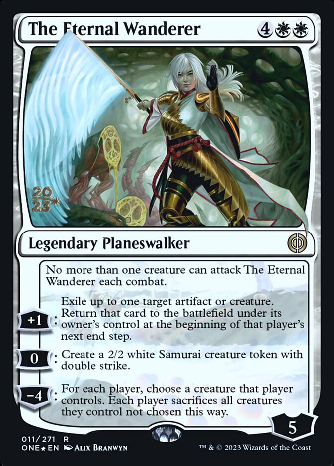 The Eternal Wanderer PONE-11S Phyrexia: All Will Be One Promos Magic card