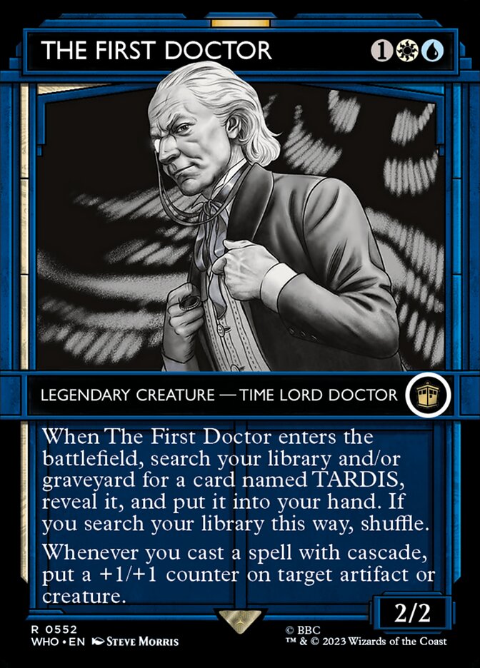 The First Doctor WHO-552 Doctor Who Magic card