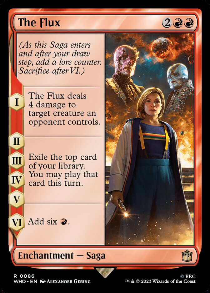 The Flux WHO-86 Doctor Who Magic card