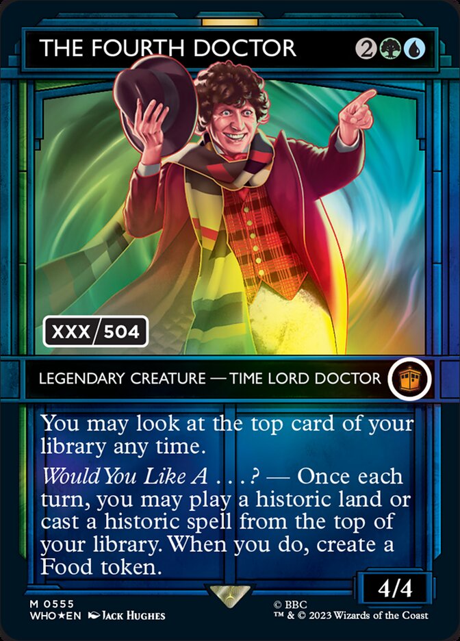 The Fourth Doctor WHO-555Z Doctor Who Magic card