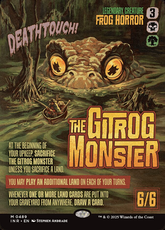 The Gitrog Monster INR-489 Innistrad Remastered Magic card