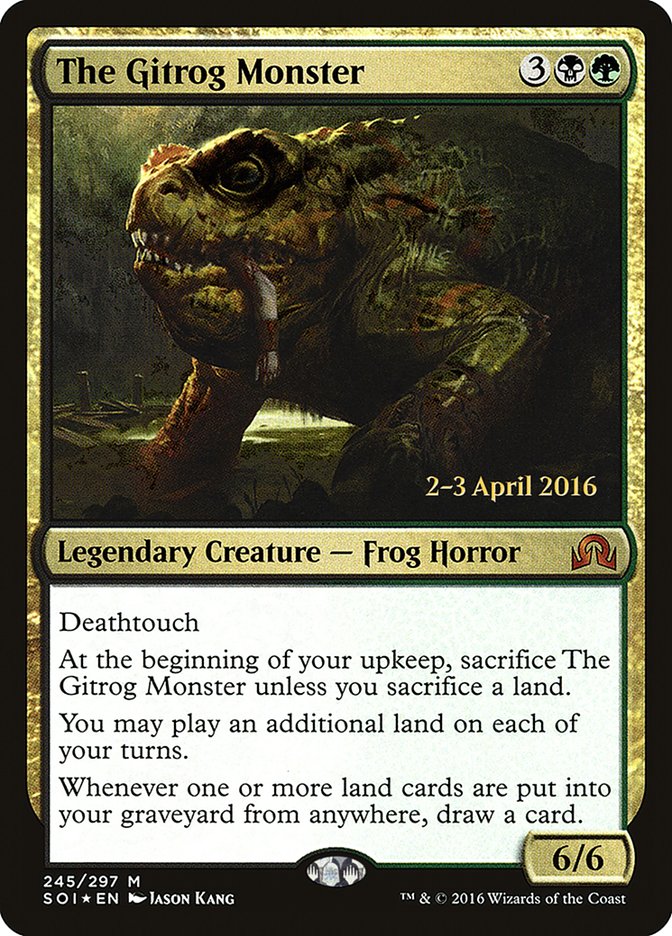 The Gitrog Monster PSOI-245S Shadows over Innistrad Promos Magic card